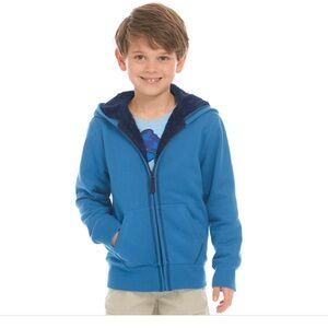 L. L. Bean Boys Cobalt Sweatshirt Hoodie Blue Sz 14